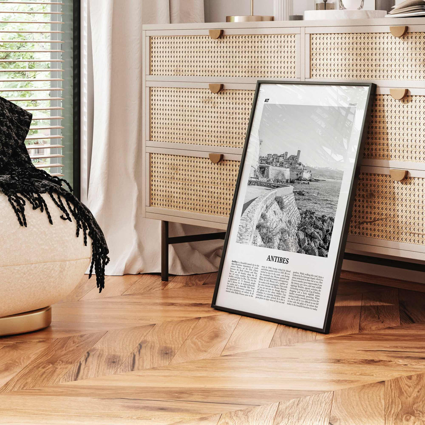 Antibes Print Black and White, Antibes Wall Art, Antibes Poster, Antibes Photo, Antibes Wall Décor, France, Antíbol, Alpes-Côte d'Azur,