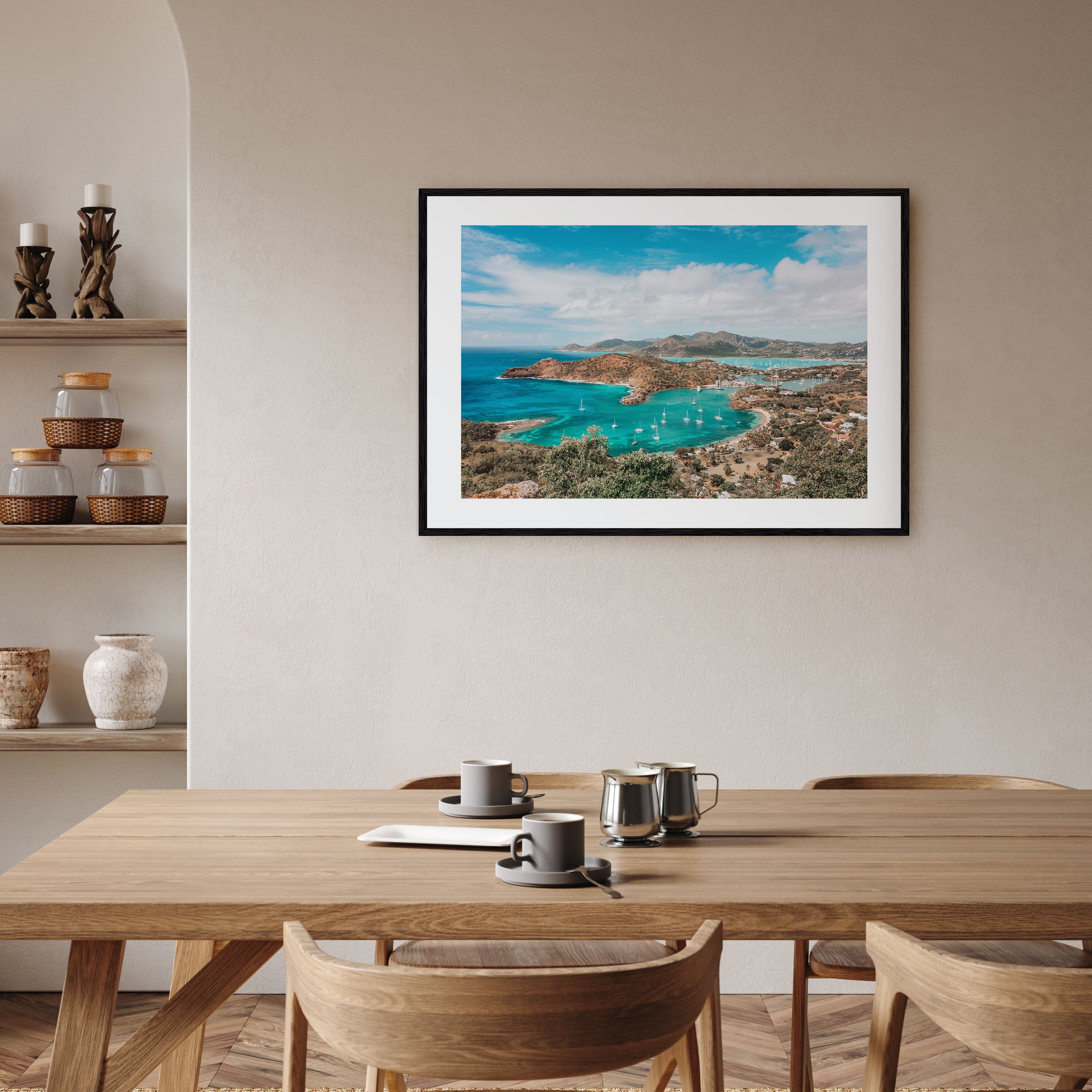 Antigua and Barbuda Landscape Color Poster