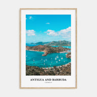 Antigua and Barbuda Portrait Color Poster