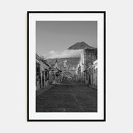 Antigua Guatemala Photo B&W No 1 Poster