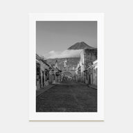 Antigua Guatemala Photo B&W No 1 Poster