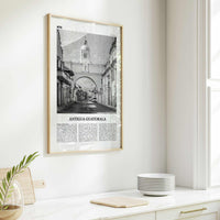 Antigua Guatemala Print Black and White, Antigua Guatemala Wall Art, Antigua Guatemala Poster, Antigua Guatemala Photo, Antigua Wall Décor