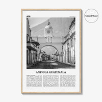 Antigua Guatemala Print Black and White, Antigua Guatemala Wall Art, Antigua Guatemala Poster, Antigua Guatemala Photo, Antigua Wall Décor