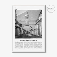 Antigua Guatemala Print Black and White, Antigua Guatemala Wall Art, Antigua Guatemala Poster, Antigua Guatemala Photo, Antigua Wall Décor