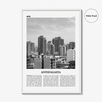 Antofagasta Print Black and White, Antofagasta Wall Art, Antofagasta Poster, Antofagasta Photo, Antofagasta Wall Décor, Antofagasta, Chile