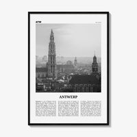 Antwerp Print Black and White, Antwerp Wall Art, Antwerp Poster, Antwerp Photo, Antwerp Wall Décor, Belgium, Antwerpen, Anvers