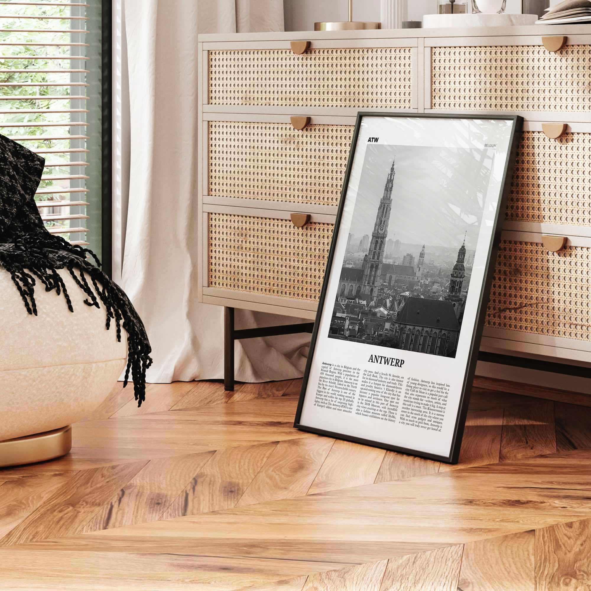 Antwerp Print Black and White, Antwerp Wall Art, Antwerp Poster, Antwerp Photo, Antwerp Wall Décor, Belgium, Antwerpen, Anvers