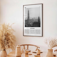 Antwerp Print Black and White, Antwerp Wall Art, Antwerp Poster, Antwerp Photo, Antwerp Wall Décor, Belgium, Antwerpen, Anvers