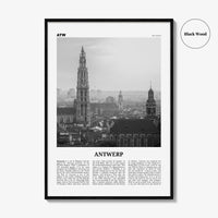 Antwerp Print Black and White, Antwerp Wall Art, Antwerp Poster, Antwerp Photo, Antwerp Wall Décor, Belgium, Antwerpen, Anvers