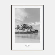 Apia Portrait B&W Poster