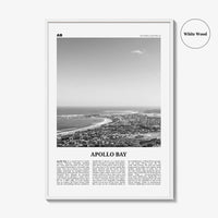 Apollo Bay Print Black and White, Apollo Bay Wall Art, Apollo Bay Poster, Apollo Bay Photo, Apollo Bay Wall Décor, Victoria, Australia