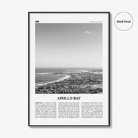 Apollo Bay Print Black and White, Apollo Bay Wall Art, Apollo Bay Poster, Apollo Bay Photo, Apollo Bay Wall Décor, Victoria, Australia