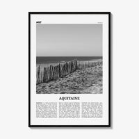 Aquitaine Print Black and White, Aquitaine Wall Art, Aquitaine Poster, Aquitaine Photo, Aquitaine Wall Décor, Aquitaine Map, France