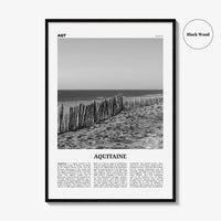 Aquitaine Print Black and White, Aquitaine Wall Art, Aquitaine Poster, Aquitaine Photo, Aquitaine Wall Décor, Aquitaine Map, France