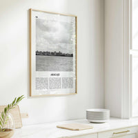 Aracaju Print Black and White, Aracaju Wall Art, Aracaju Poster, Aracaju Photo, Aracaju Wall Décor, Aracaju Map, Brazil