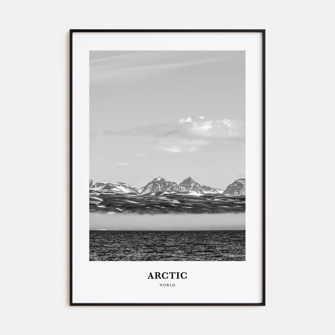 Arctic Portrait B&W Poster
