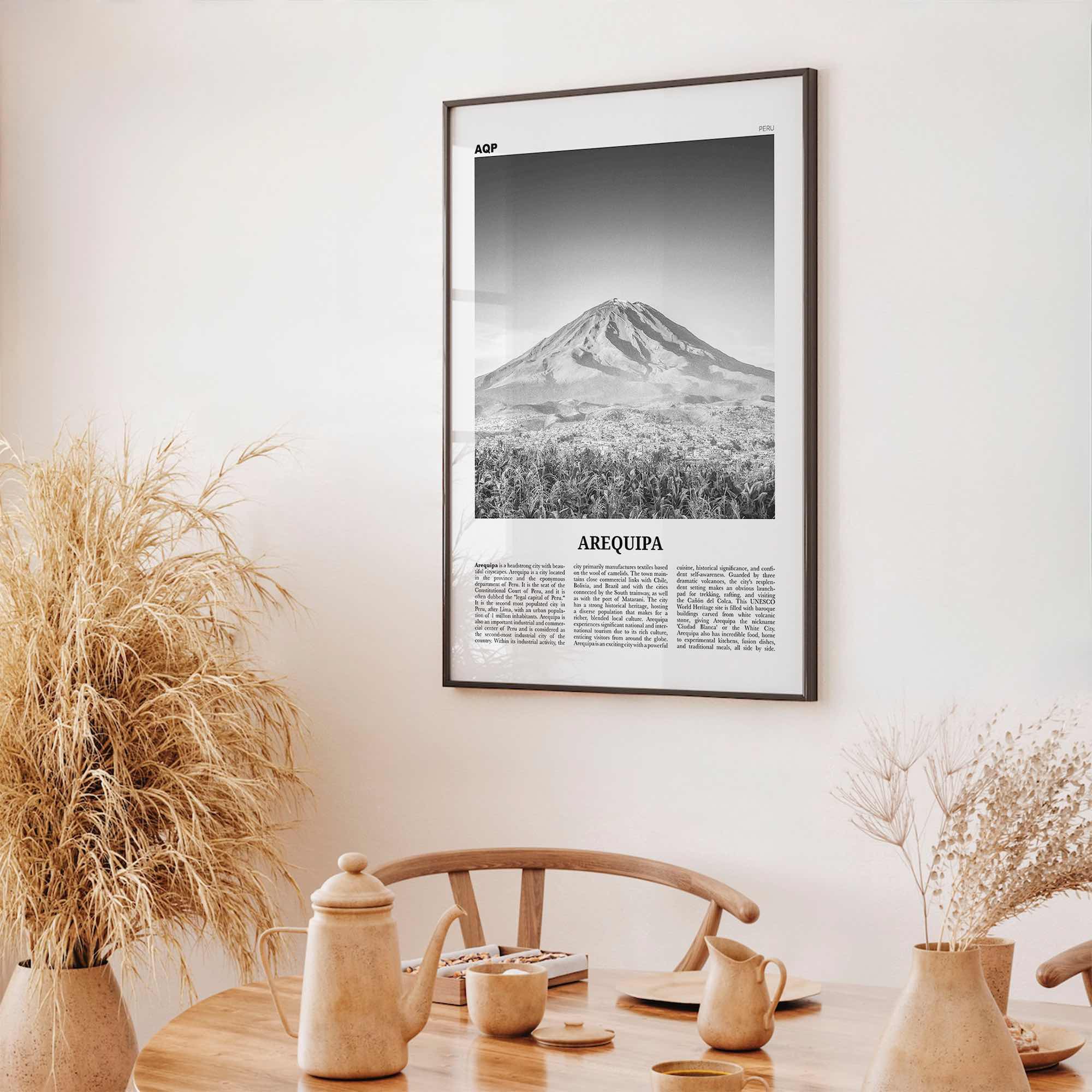 Arequipa Print Black and White, Arequipa Wall Art, Arequipa Poster, Arequipa Photo, Arequipa Wall Decor, Peru, Ariqipa, South America