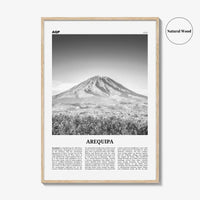 Arequipa Print Black and White, Arequipa Wall Art, Arequipa Poster, Arequipa Photo, Arequipa Wall Decor, Peru, Ariqipa, South America