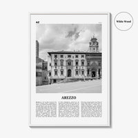 Arezzo Print Black and White, Arezzo Wall Art, Arezzo Poster, Arezzo Photo, Arezzo Map, Arezzo Wall Decor, Italy