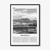 Arganzuela Print Black and White, Arganzuela Wall Art, Arganzuela Poster, Arganzuela Photo, Arganzuela Wall Décor, Arganzuela Map, Spain