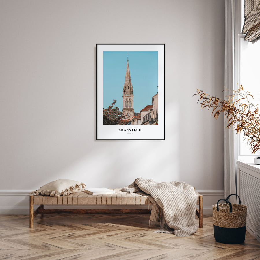 Argenteuil Portrait Color Poster