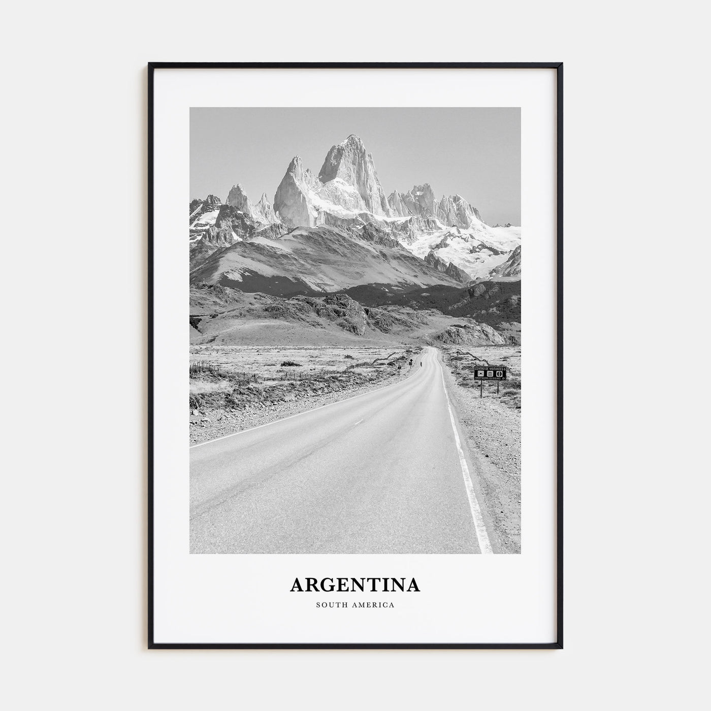 Argentina Portrait B&W No 2 Poster