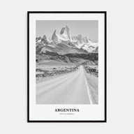 Argentina Portrait B&W No 2 Poster
