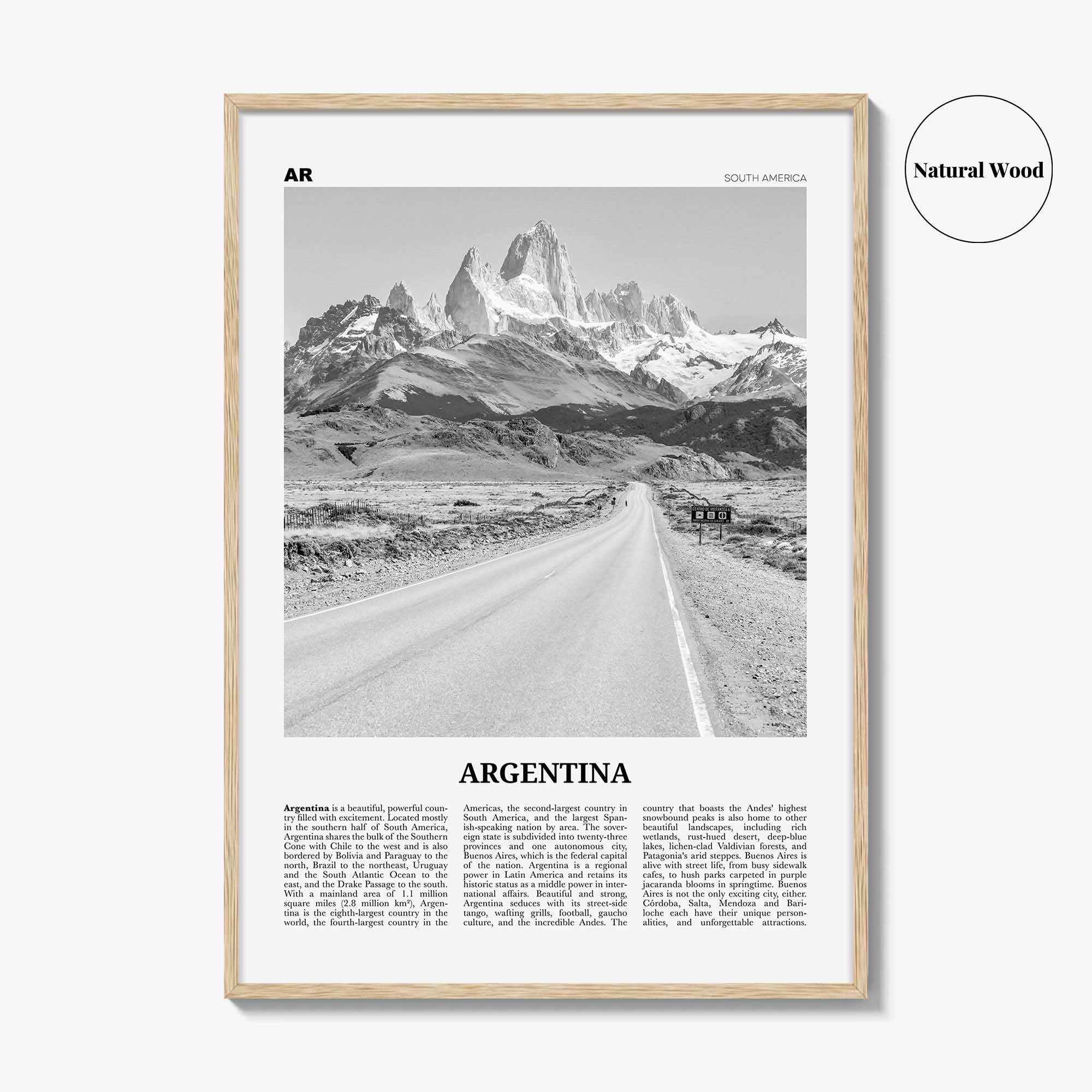 Argentina Print Black and White No 1, Argentina Wall Art, Argentina Poster, Argentina Photo, Argentina Wall Decor, Buenos Aires, America