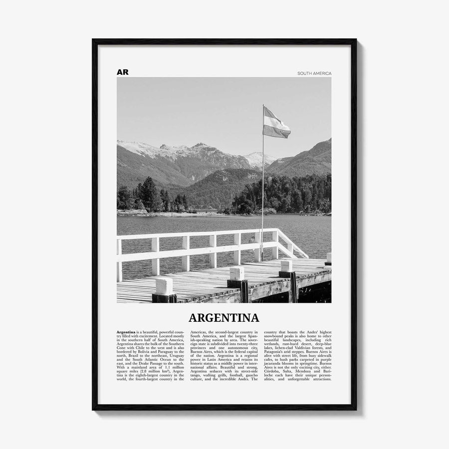 Argentina Print Black and White No 2, Argentina Wall Art, Argentina Poster, Argentina Photo, Argentina Wall Decor, Buenos Aires