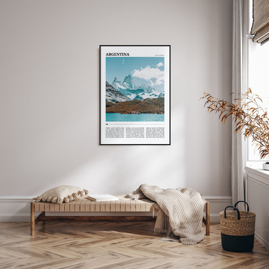 Argentina Travel Color Poster