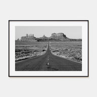 Arizona Landscape B&W No 1 Poster