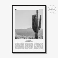 Arizona Print Black and White No 1, Arizona Wall Art, Arizona Poster, Arizona Photo, Arizona Wall Decor, USA, United States, North America