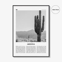 Arizona Print Black and White No 1, Arizona Wall Art, Arizona Poster, Arizona Photo, Arizona Wall Decor, USA, United States, North America