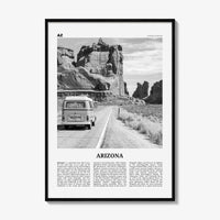 Arizona Print Black and White No 2, Arizona Wall Art, Arizona Poster, Arizona Photo, Arizona Wall Decor, USA, United States, North America