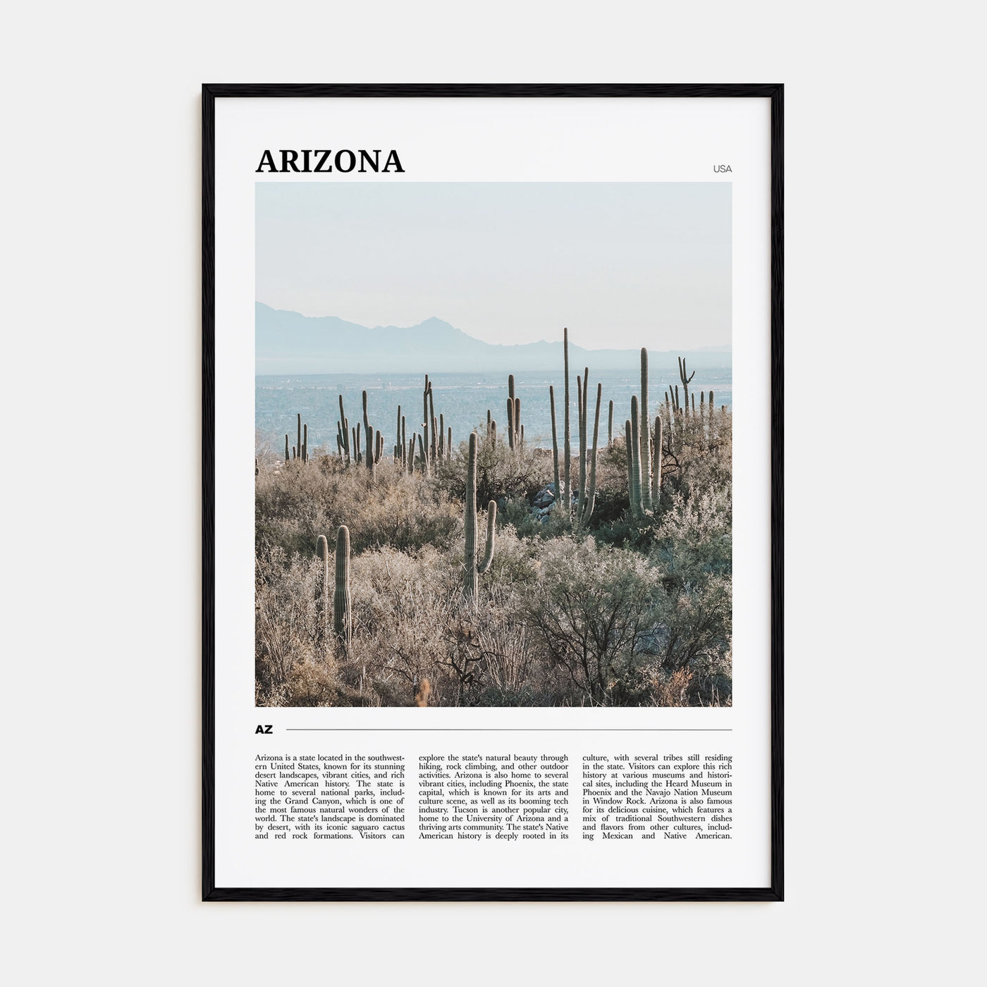 Arizona Travel Color No 3 Poster