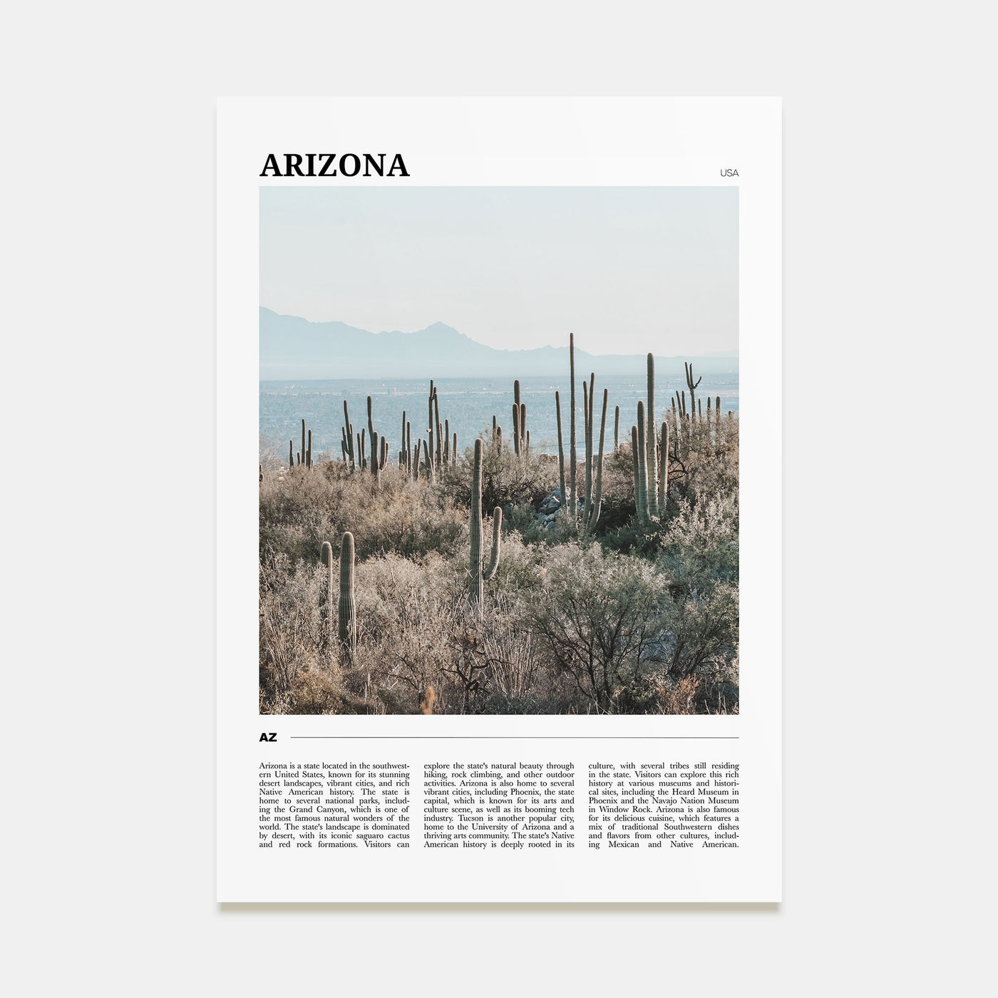 Arizona Travel Color No 3 Poster