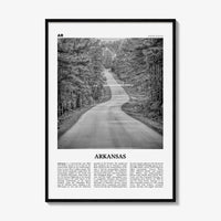 Arkansas Print Black and White No 1, Arkansas Wall Art, Arkansas Poster, Arkansas Photo, Arkansas Wall Decor, USA, United States, America