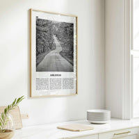 Arkansas Print Black and White No 1, Arkansas Wall Art, Arkansas Poster, Arkansas Photo, Arkansas Wall Decor, USA, United States, America
