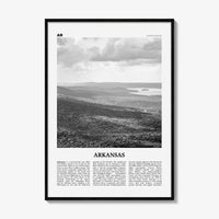 Arkansas Print Black and White No 2, Arkansas Wall Art, Arkansas Poster, Arkansas Photo, Arkansas Wall Decor, USA, United States