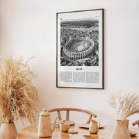 Arles Print Black and White, Arles Wall Art, Arles Poster, Arles Photo, Arles Wall Décor, Arle, Provence-Alpes-Côte d'Azur, France