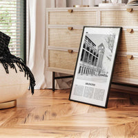 Arlington Print Black and White Texas, Arlington Wall Art, Arlington Poster, Arlington Photo, Arlington Wall Décor, Texas, United States