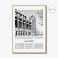 Arlington Print Black and White Texas, Arlington Wall Art, Arlington Poster, Arlington Photo, Arlington Wall Décor, Texas, United States