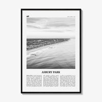 Asbury Park Print Black and White, Asbury Park Wall Art, Asbury Park Poster, Asbury Park Photo, New Jersey, USA, United States