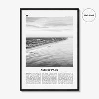 Asbury Park Print Black and White, Asbury Park Wall Art, Asbury Park Poster, Asbury Park Photo, New Jersey, USA, United States