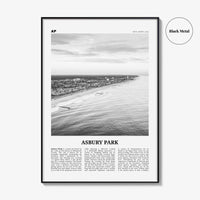 Asbury Park Print Black and White, Asbury Park Wall Art, Asbury Park Poster, Asbury Park Photo, New Jersey, USA, United States
