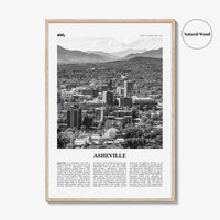 Asheville Print Black and White No 1, Asheville Wall Art, Asheville Poster, Asheville Photo, North Carolina, USA, United States, America