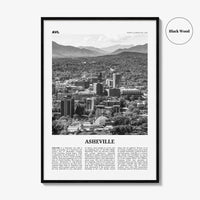 Asheville Print Black and White No 1, Asheville Wall Art, Asheville Poster, Asheville Photo, North Carolina, USA, United States, America