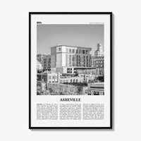 Asheville Print Black and White No 2, Asheville Wall Art, Asheville Poster, Asheville Photo, North Carolina, USA, United States, America