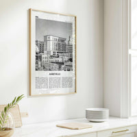 Asheville Print Black and White No 2, Asheville Wall Art, Asheville Poster, Asheville Photo, North Carolina, USA, United States, America