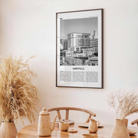 Asheville Print Black and White No 2, Asheville Wall Art, Asheville Poster, Asheville Photo, North Carolina, USA, United States, America